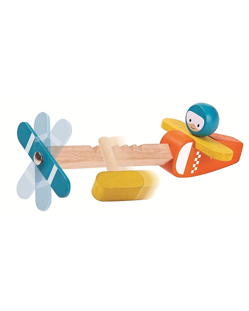 toy wooden airplane